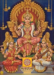 durga-lakshmi-saraswathi
